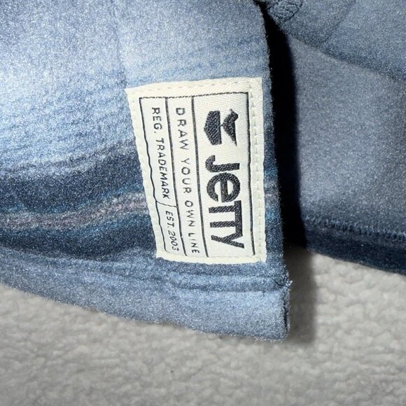 Jetty Concordia Fleece Lined Shacket Mens Large Gray Plaid Snap Pockets NWT - Picture 7 of 11